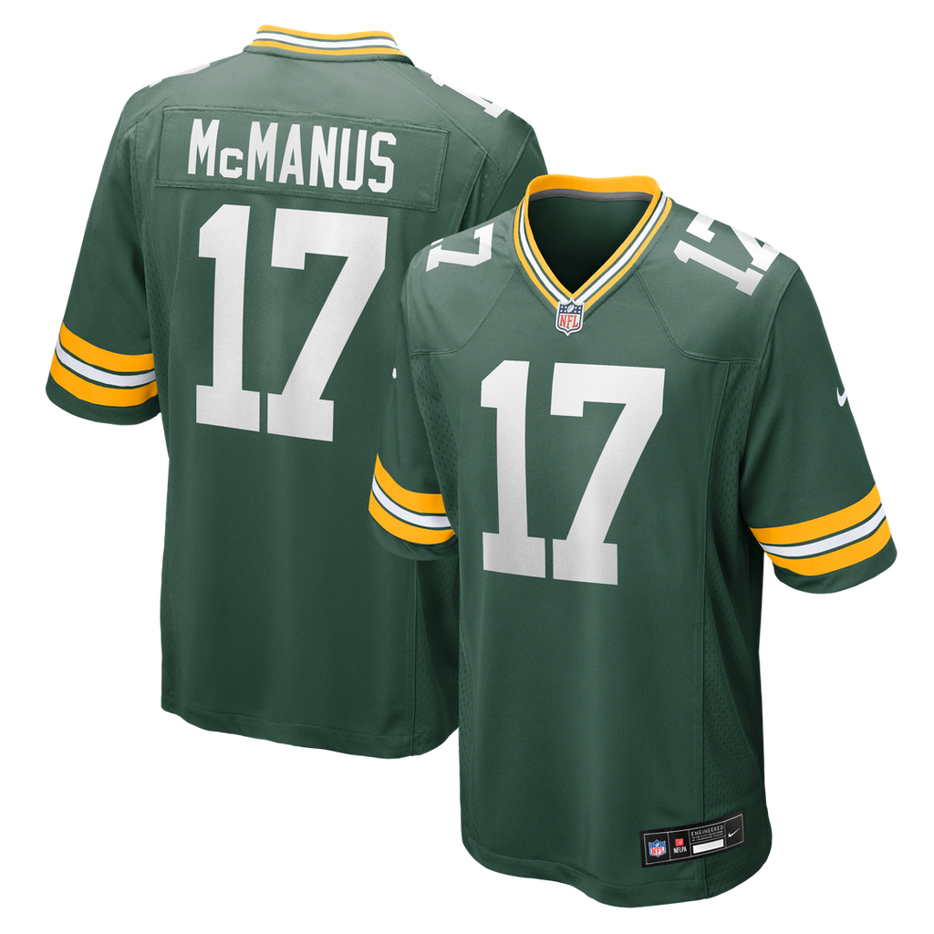 Men's Nike Green Bay Packers Brandon McManus Green Team Game NFL Jersey