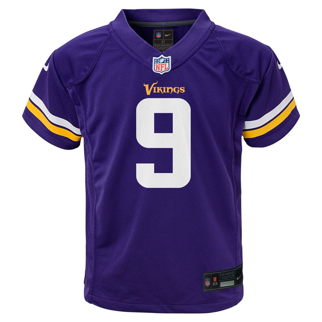 Toddler Nike Minnesota Vikings J.J. McCarthy Purple Game NFL Jersey