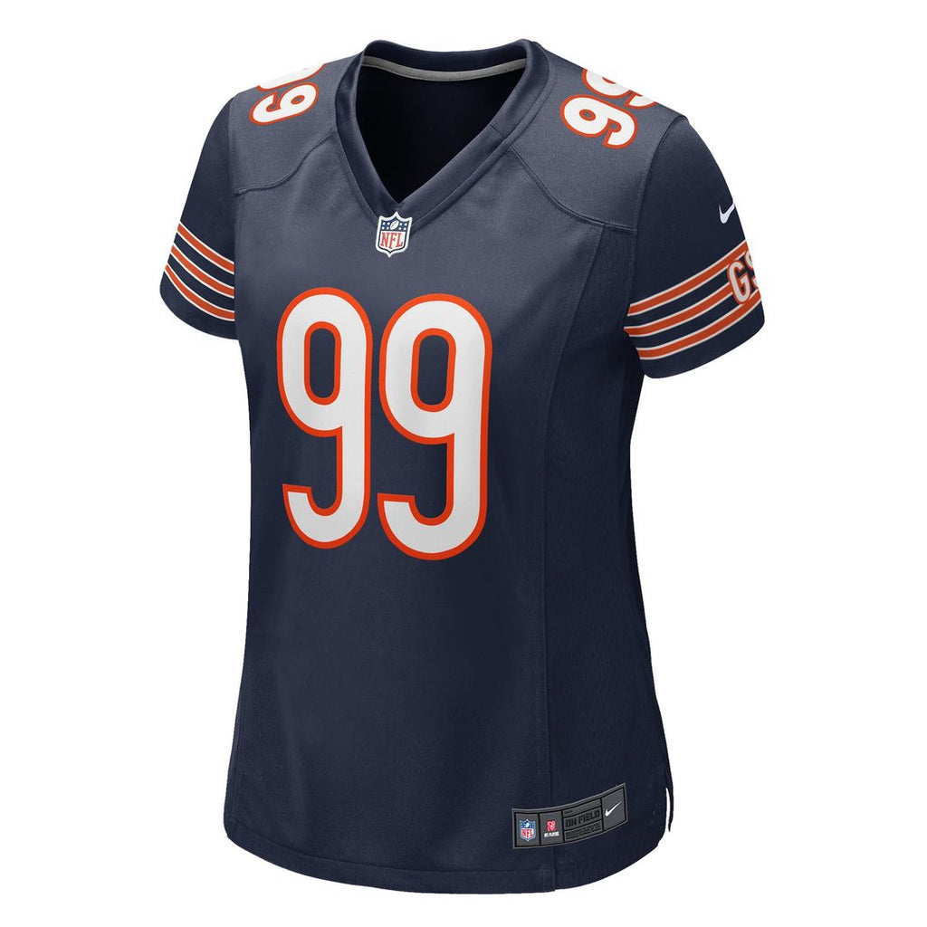 Women's Nike Chicago Bears Gervon Dexter Sr. Navy Game NFL Jersey