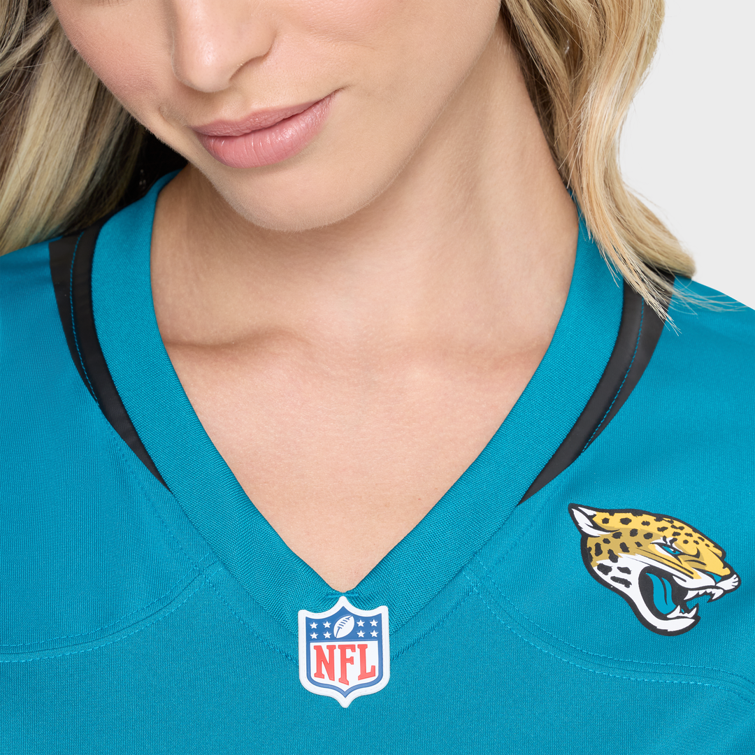 Women's Nike Jacksonville Jaguars Tim Jones Teal Team Game NFL Jersey
