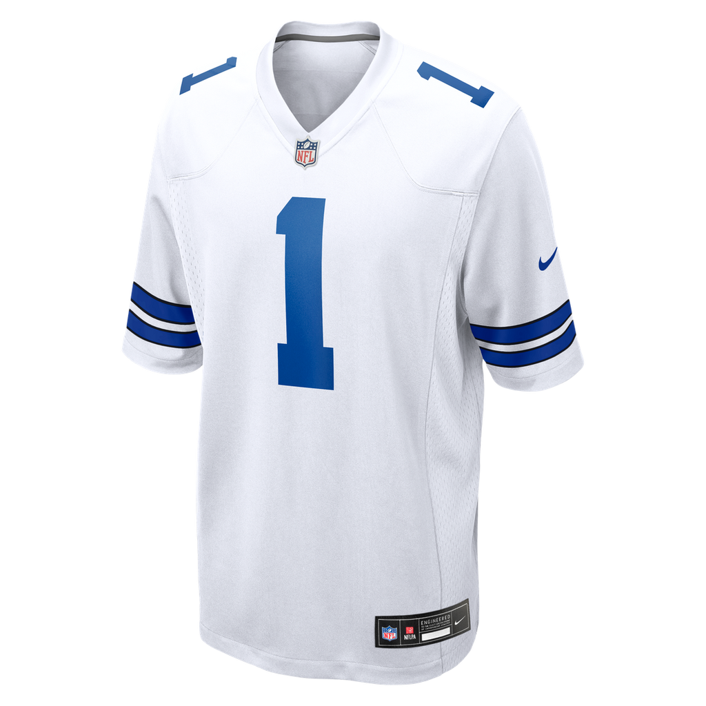 Men's Nike Dallas Cowboys Malachi Lawrence White Game NFL Jersey