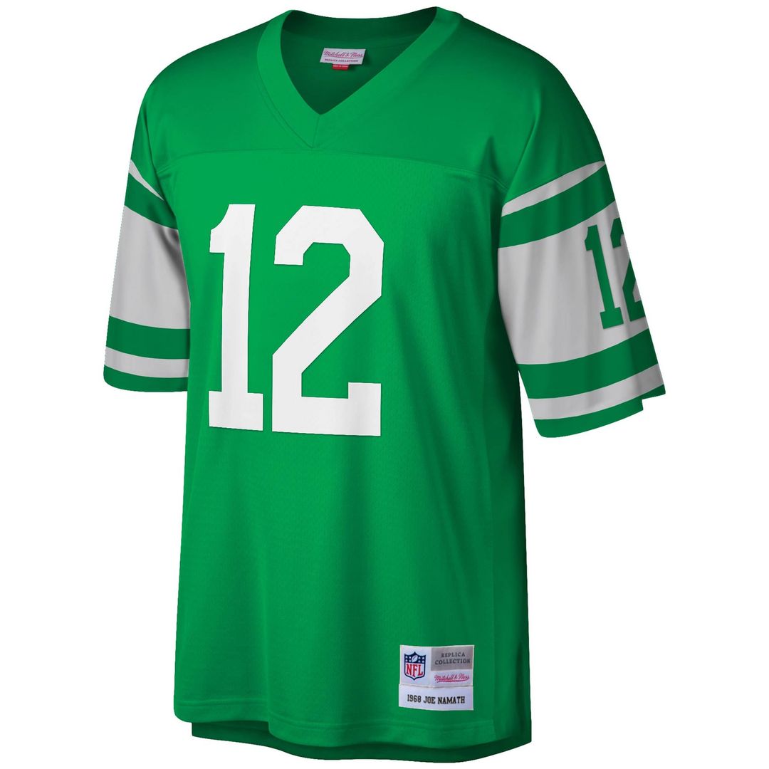 Men's Mitchell & Ness New York Jets Joe Namath White Legacy Replica NFL Jersey