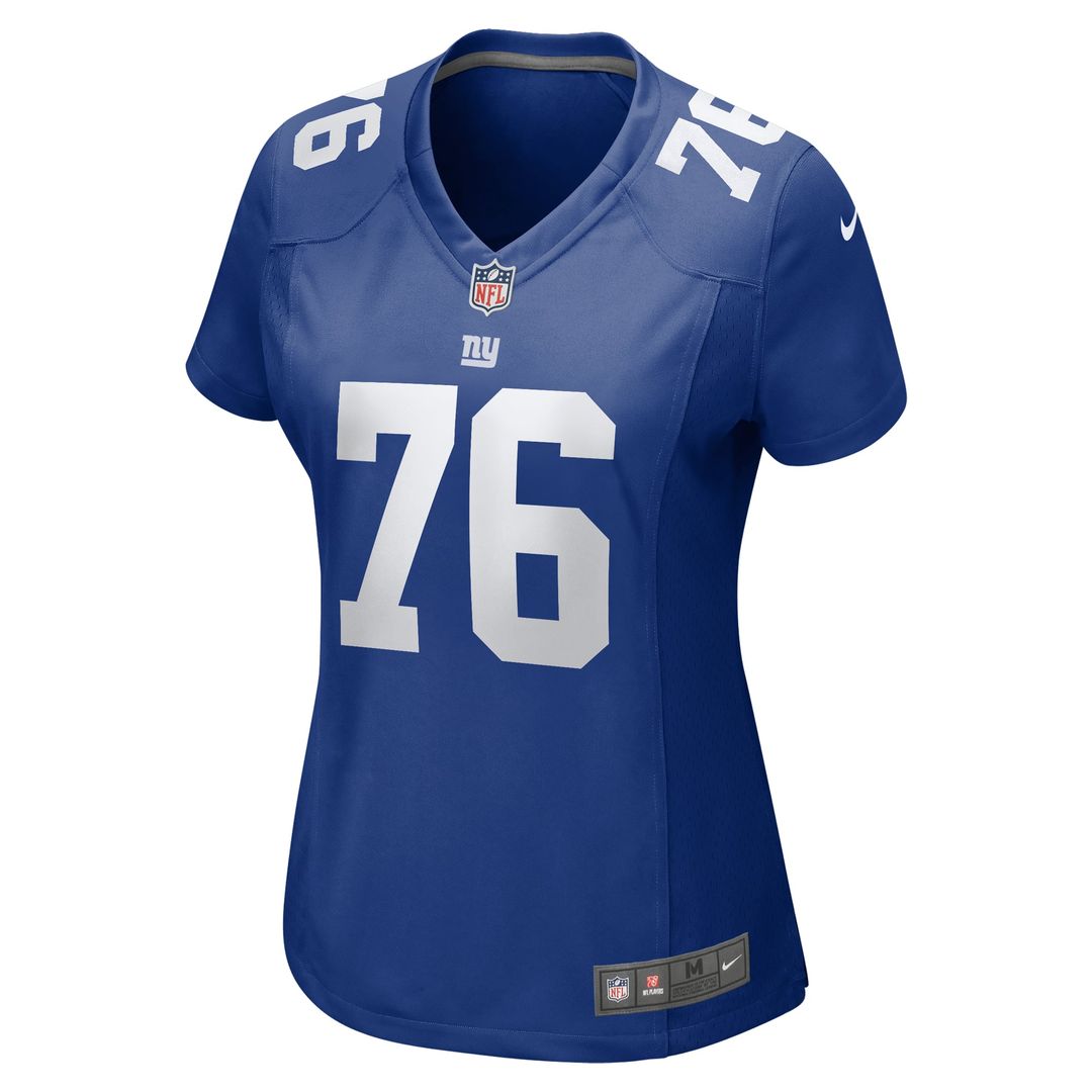 Women's Nike New York Giants Jon Runyan Royal Game NFL Jersey