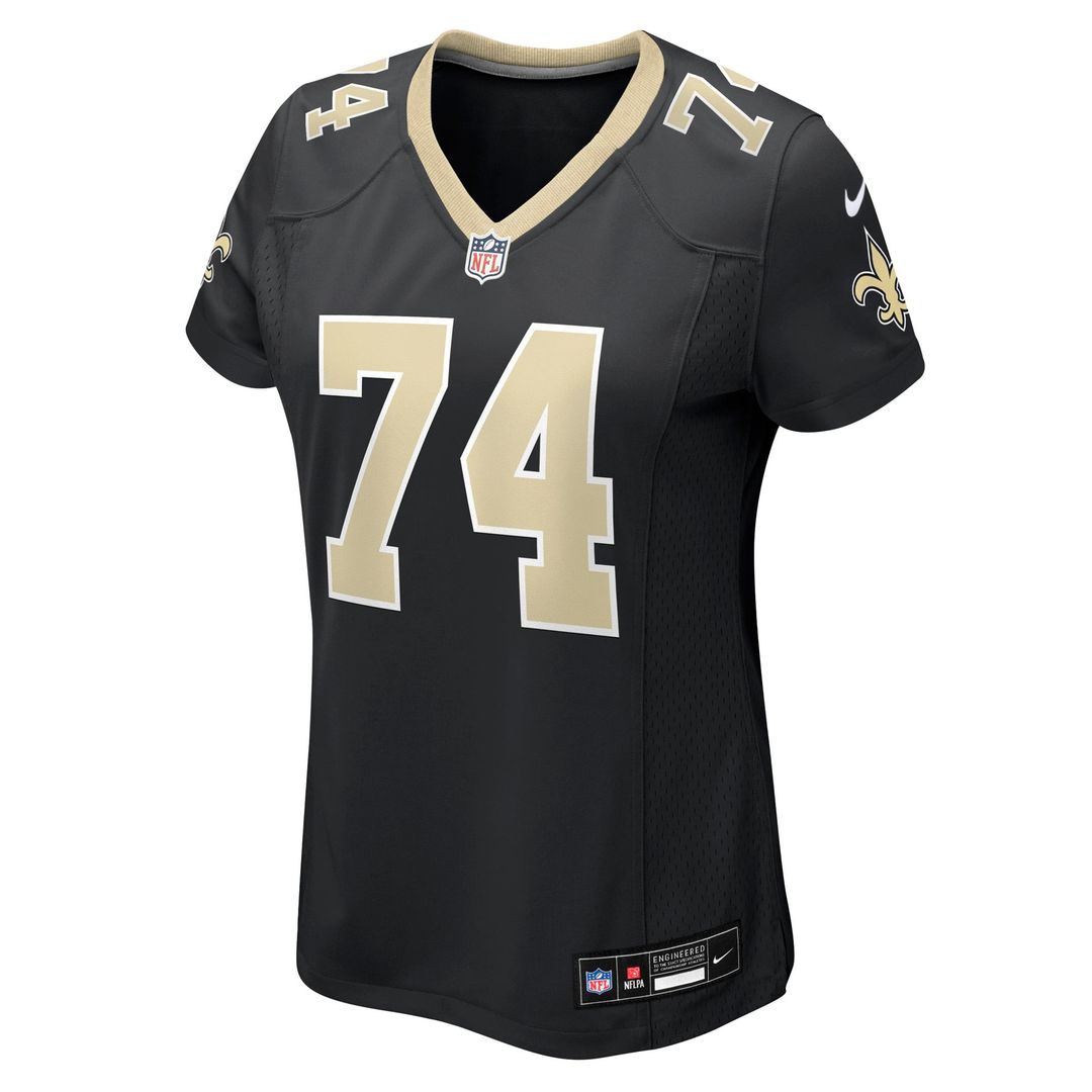 Women's Nike New Orleans Saints Xavier Truss Black Team Game NFL Jersey