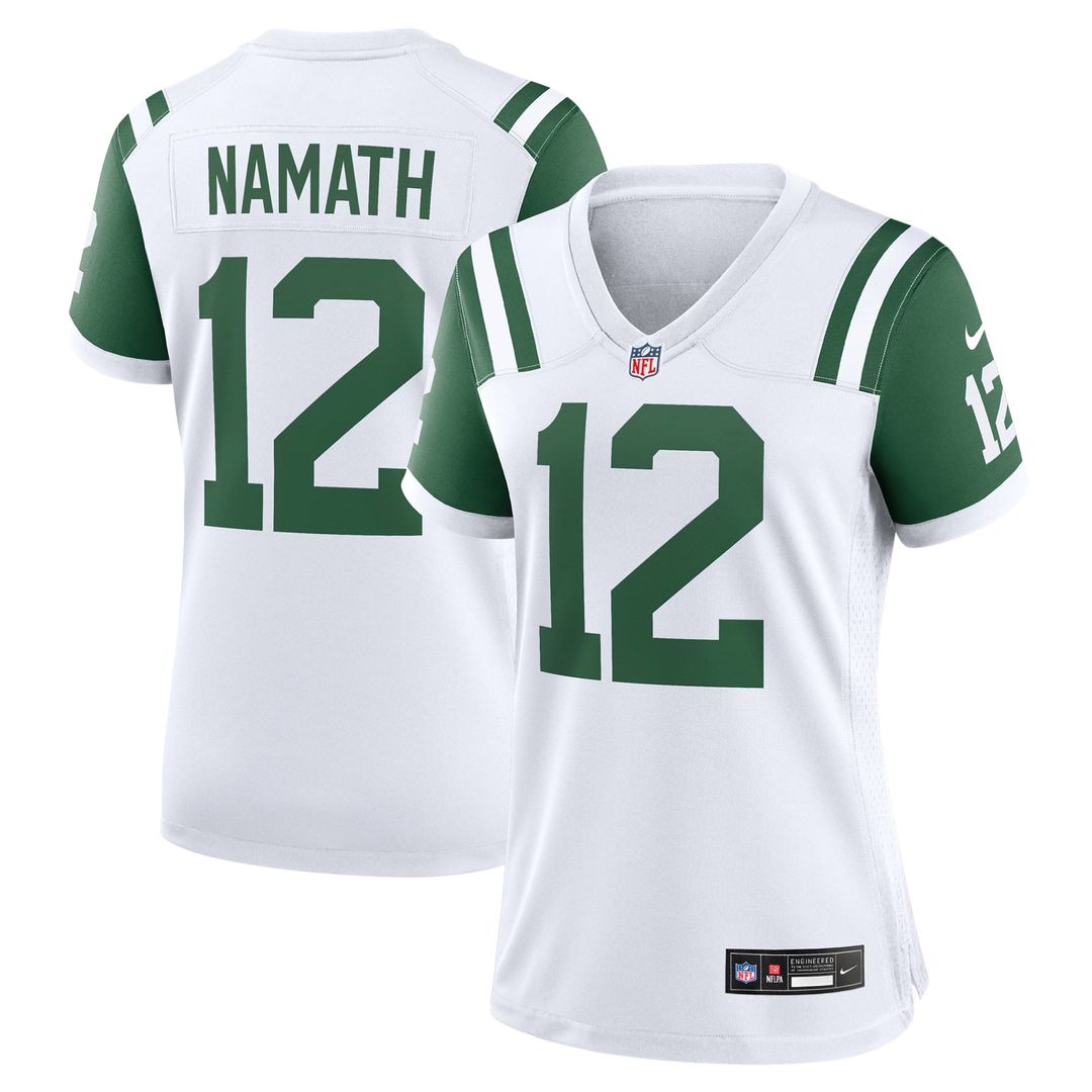 Women's Nike New York Jets Joe Namath Legacy Black Retired Player Alternate Game NFL Jersey