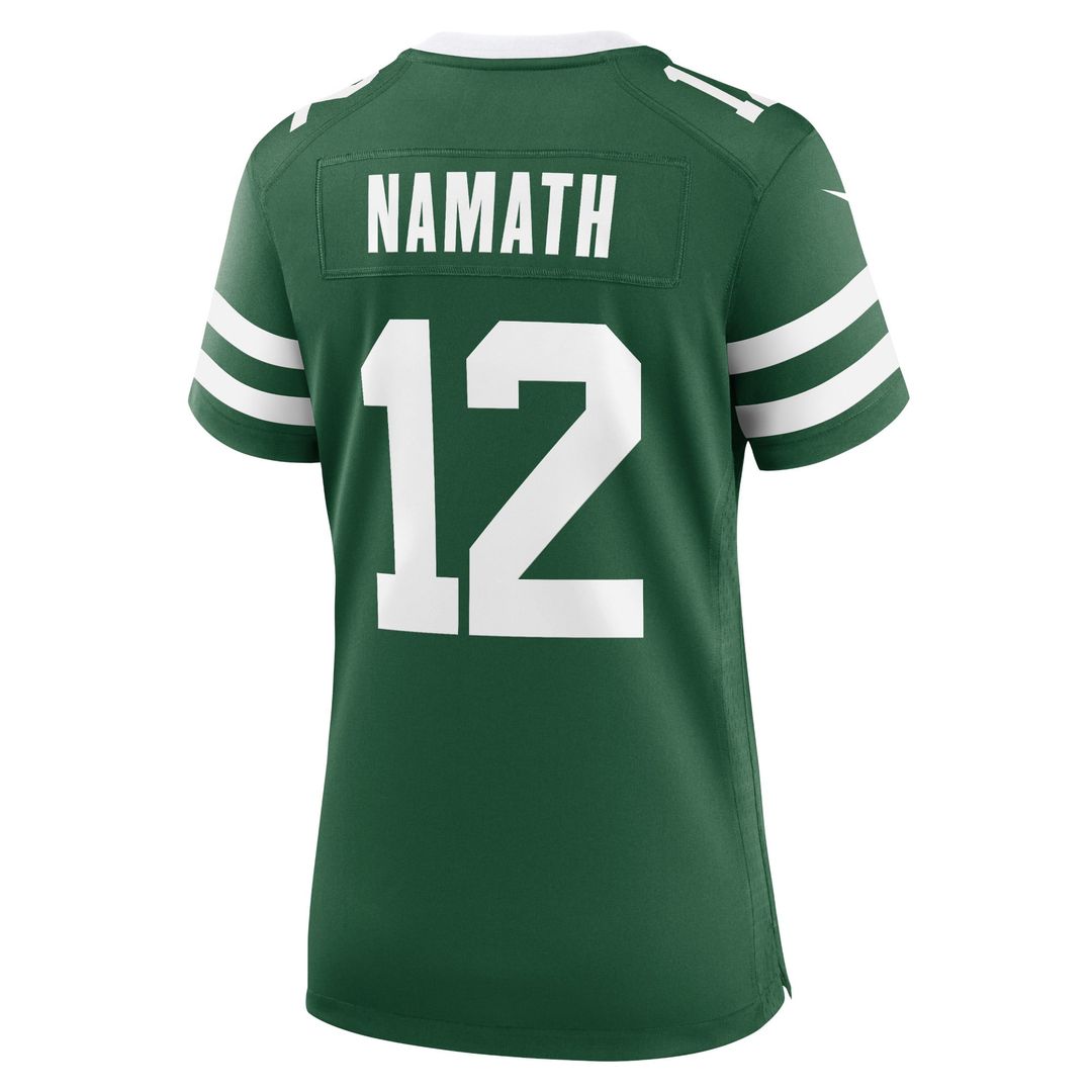 Women's Nike New York Jets Joe Namath Legacy Black Retired Player Alternate Game NFL Jersey