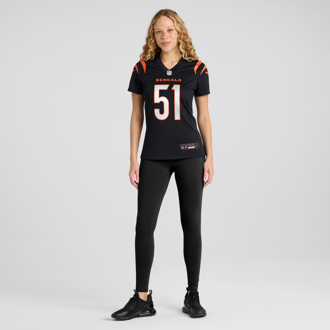 Women's Nike Cincinnati Bengals Isaiah Foskey Black Team Game NFL Jersey