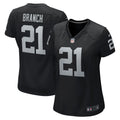 Women's Nike Las Vegas Raiders Cliff Branch Black Retired Player Game NFL Jersey