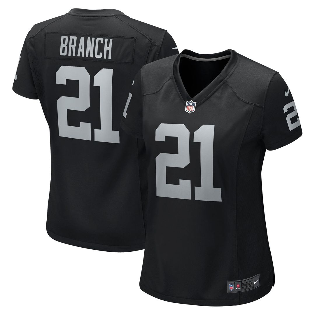 Women's Nike Las Vegas Raiders Cliff Branch Black Retired Player Game NFL Jersey