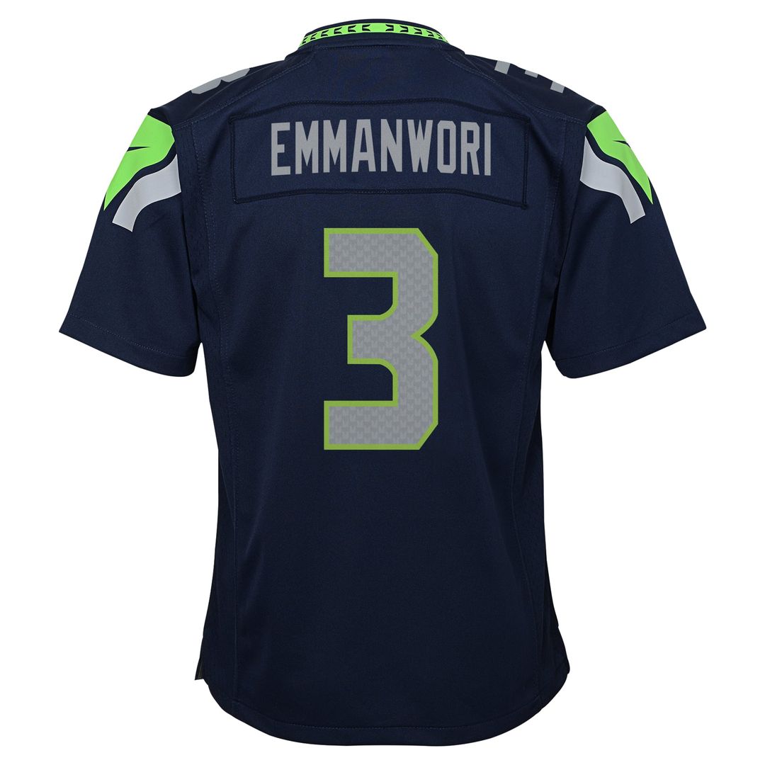 Youth Nike Seattle Seahawks Nick Emmanwori College Navy Game NFL Jersey