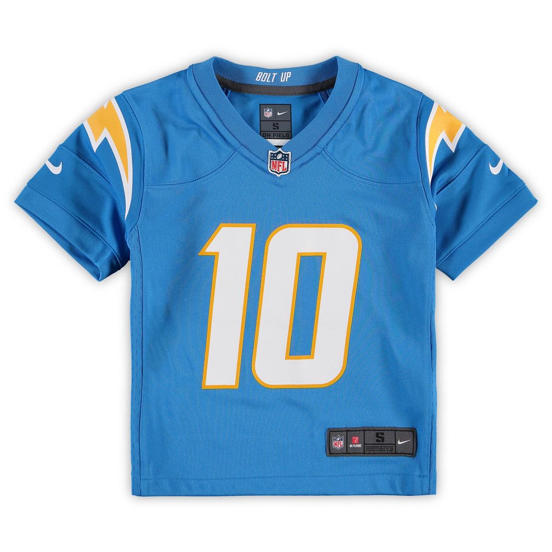 Preschool Nike Los Angeles Chargers Justin Herbert Powder Blue Game NFL Jersey