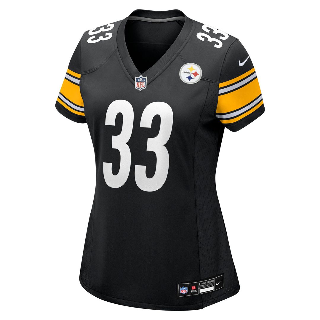 Women's Nike Pittsburgh Steelers Jack Sawyer Black Team Game NFL Jersey