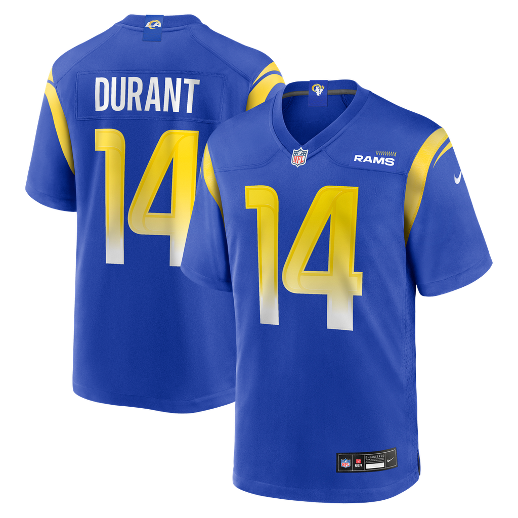 Men's Nike Los Angeles Rams Cobie Durant Royal Game Player NFL Jersey