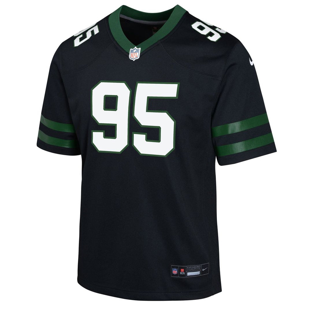 Youth Nike New York Jets Quinnen Williams Black Game NFL Jersey