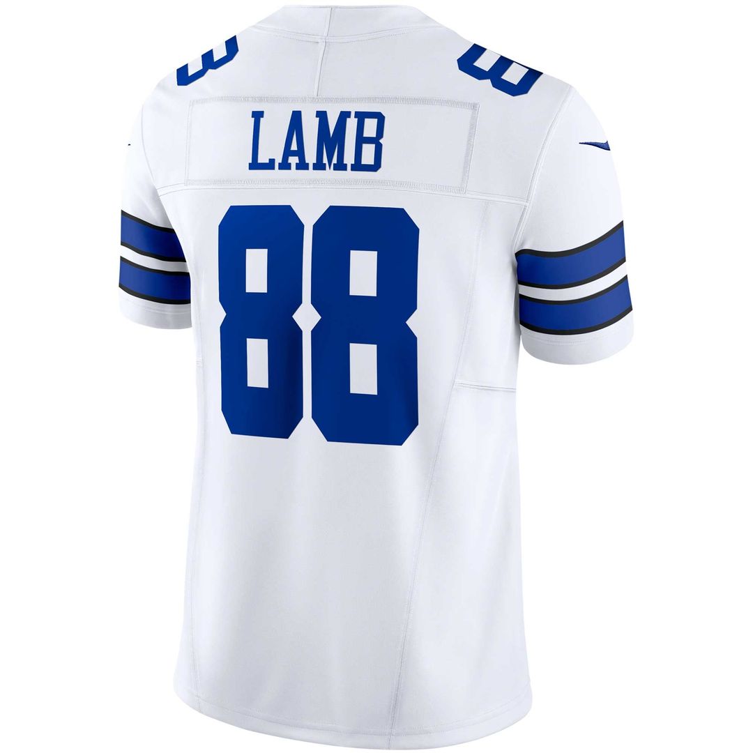 Men's Nike Dallas Cowboys CeeDee Lamb Navy Vapor F.U.S.E. Limited NFL Jersey