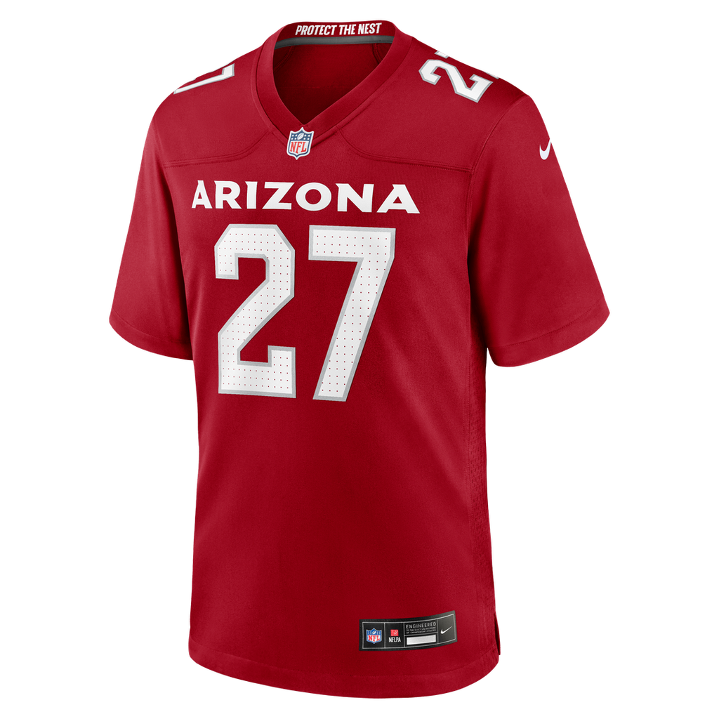 Men's Nike Arizona Cardinals Divaad Wilson Cardinal Team Game NFL Jersey
