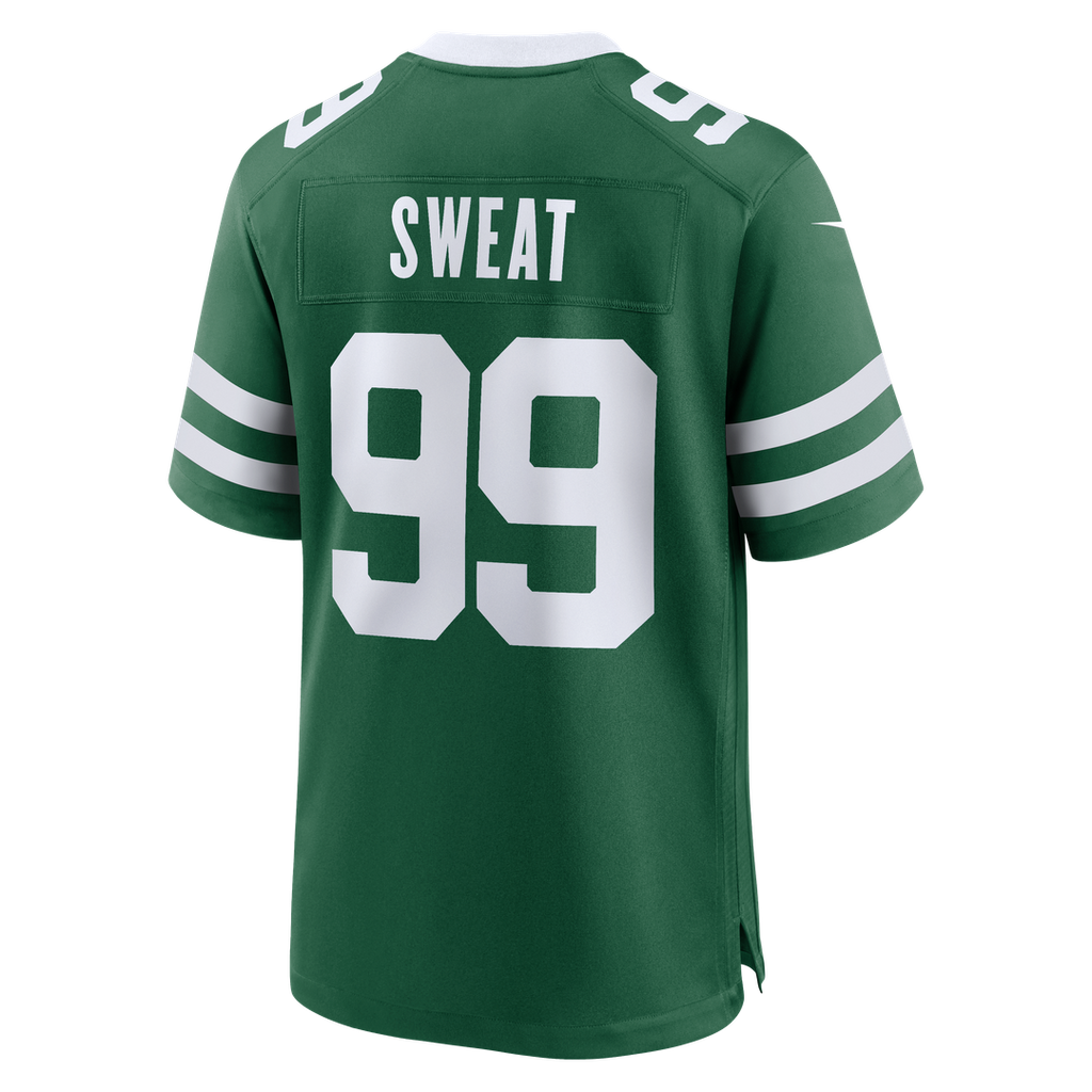 Men's Nike New York Jets T'Vondre Sweat Legacy Green Team Game NFL Jersey