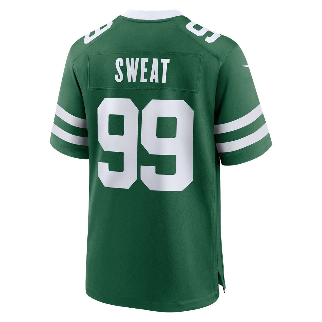 Men's Nike New York Jets T'Vondre Sweat Legacy Green Team Game NFL Jersey