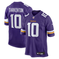 Men's Nike Minnesota Vikings Fran Tarkenton Purple Game Retired Player NFL Jersey