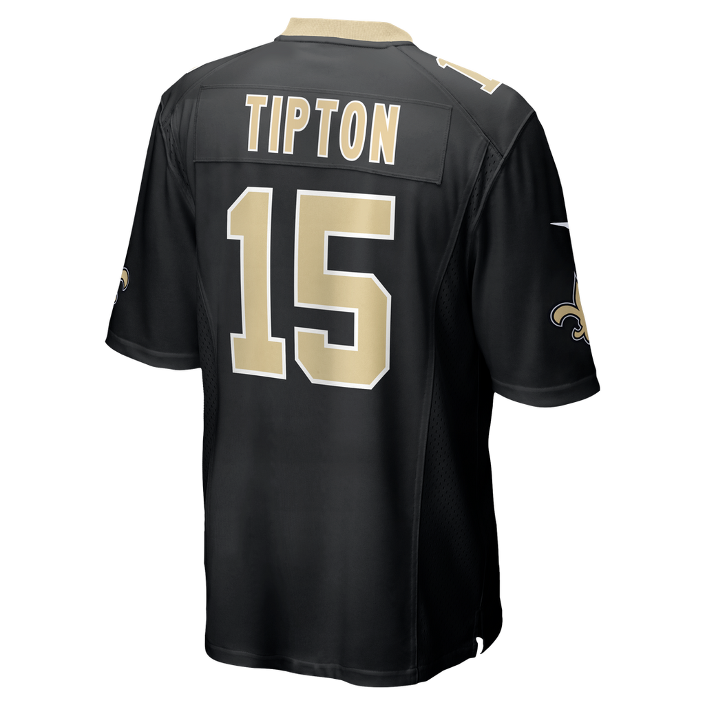 Men's Nike New Orleans Saints Mason Tipton Black Team Game NFL Jersey