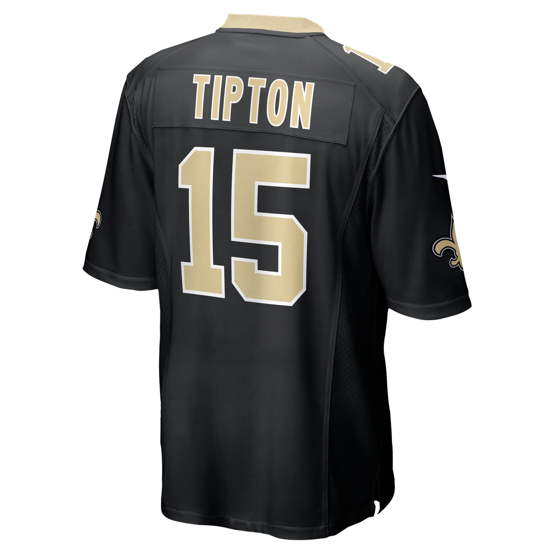 Men's Nike New Orleans Saints Mason Tipton Black Team Game NFL Jersey