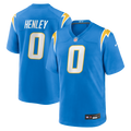 Men's Nike Los Angeles Chargers Daiyan Henley Powder Blue Team Game NFL Jersey