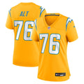 Women's Nike Los Angeles Chargers Joe Alt Gold Alternate Charger Power Game NFL Jersey