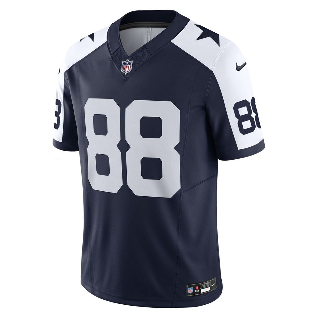 Men's Nike Dallas Cowboys CeeDee Lamb Navy Vapor F.U.S.E. Limited NFL Jersey