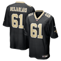 Men's Nike New Orleans Saints Drew Desjarlais Black Game Player NFL Jersey
