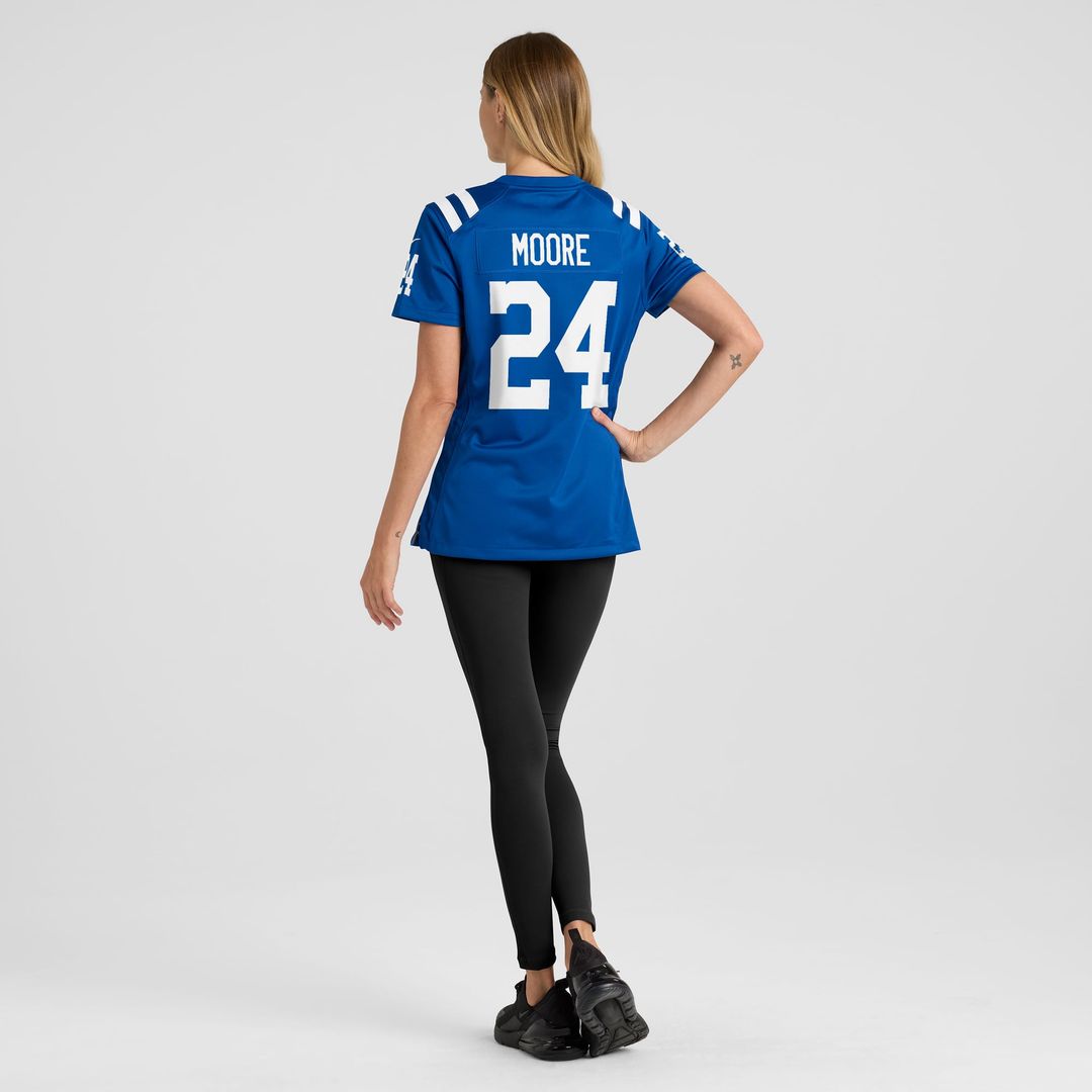 Women's Nike Indianapolis Colts Lenny Moore Royal Game Retired Player NFL Jersey