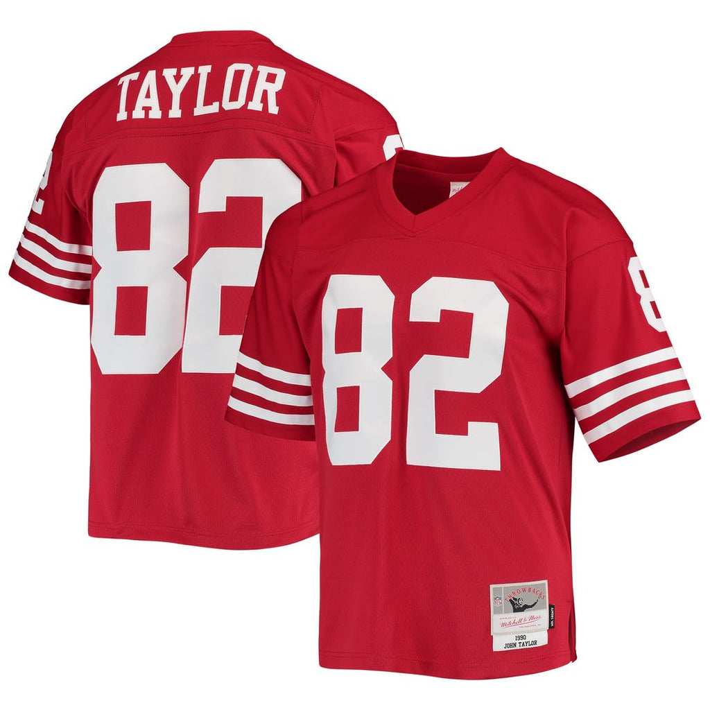 Men's Mitchell & Ness San Francisco 49ers John Taylor Scarlet Legacy Replica NFL Jersey
