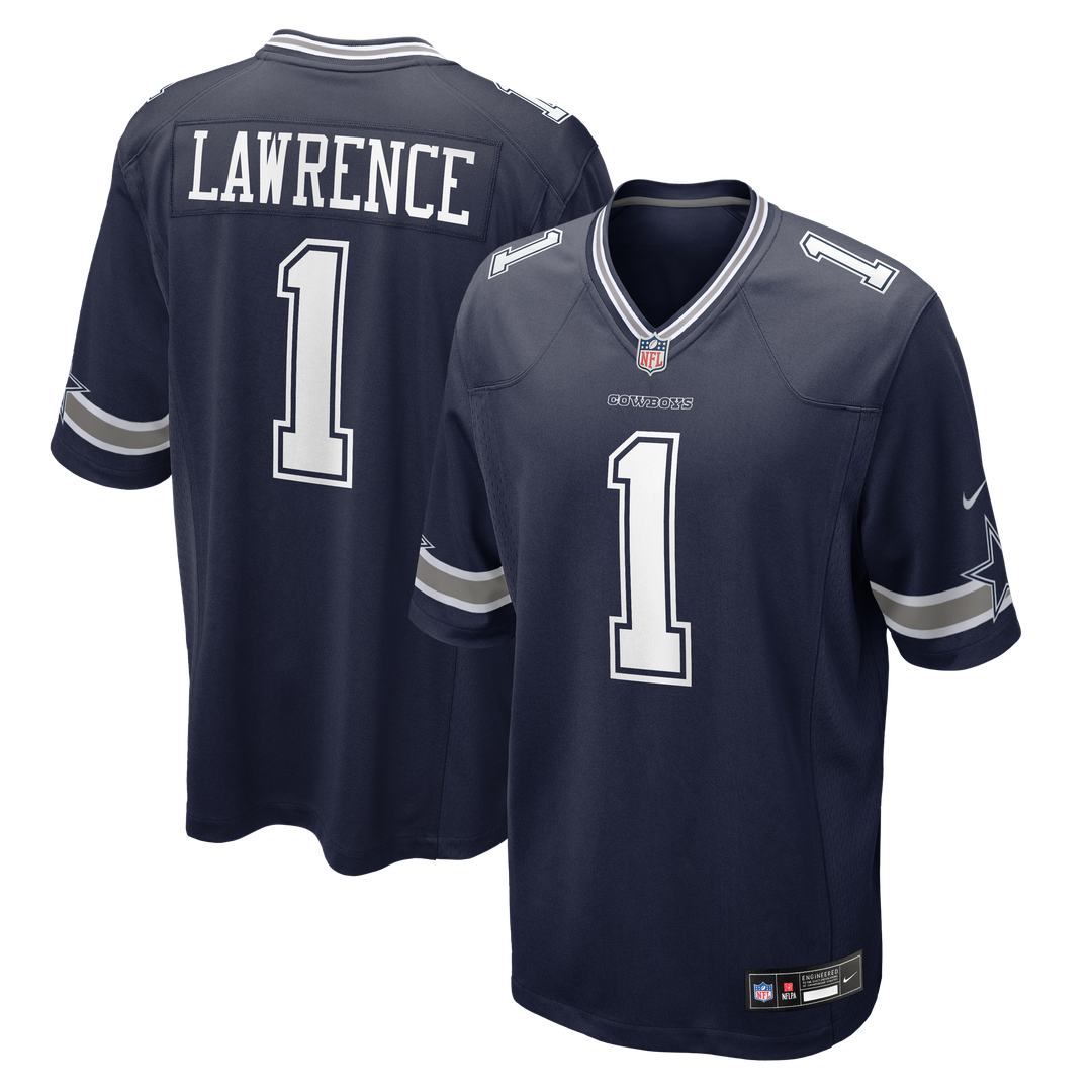 Men's Nike Dallas Cowboys Malachi Lawrence White Game NFL Jersey