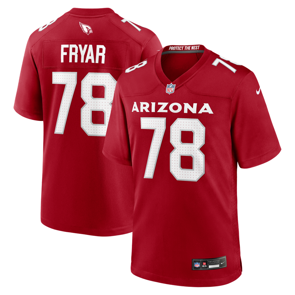 Men's Nike Arizona Cardinals Josh Fryar Cardinal Team Game NFL Jersey
