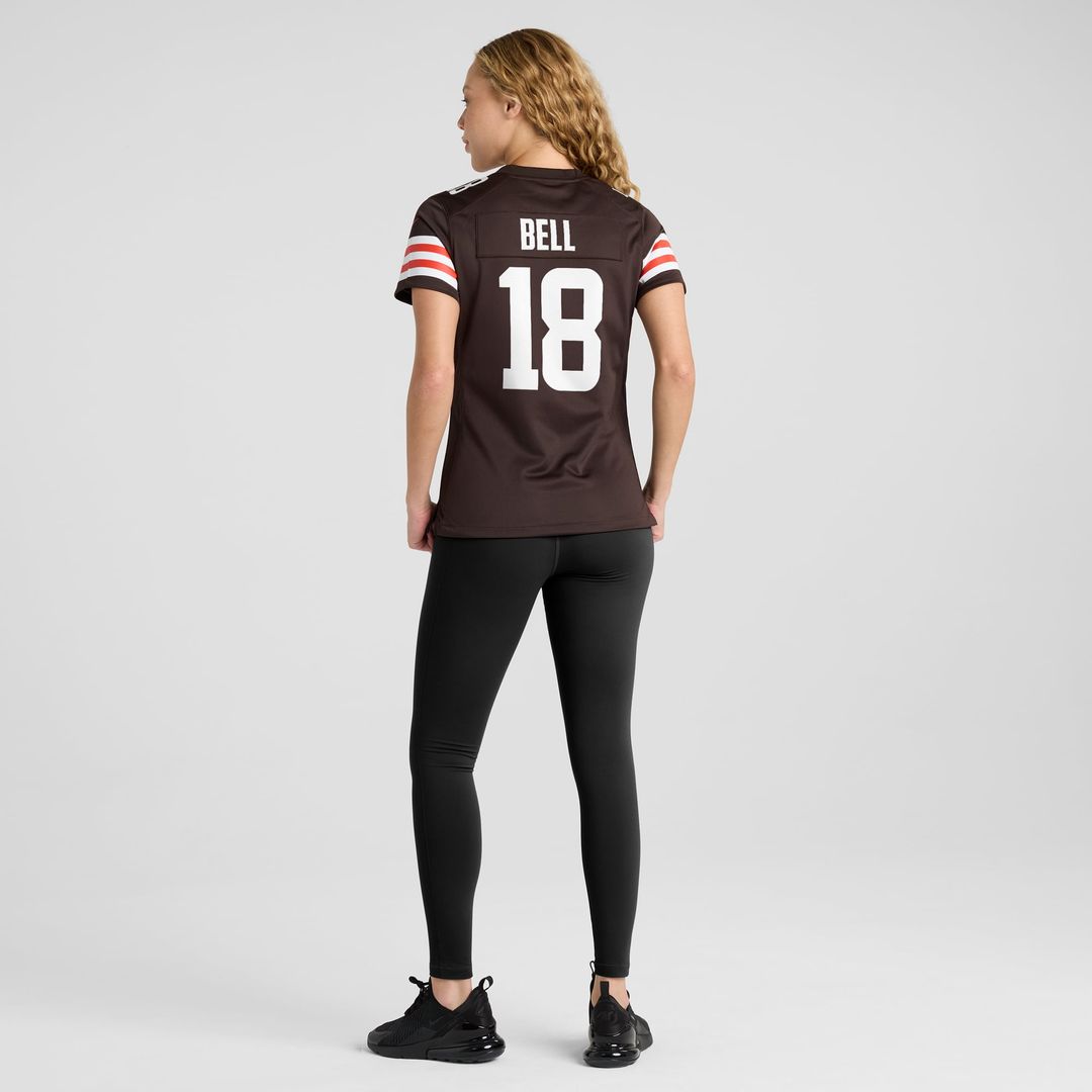 Women's Nike Cleveland Browns David Bell Brown Game NFL Jersey