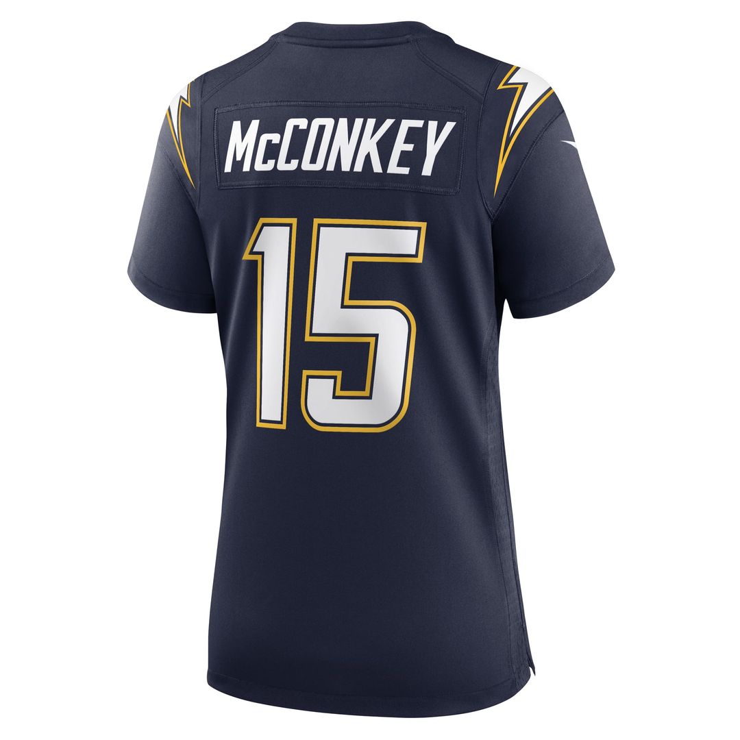 Women's Nike Los Angeles Chargers Ladd McConkey Navy Alternate Super Chargers Game NFL Jersey