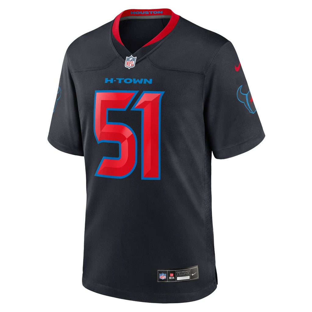 Men's Nike Houston Texans Will Anderson Jr. Navy Alternate Game NFL Jersey