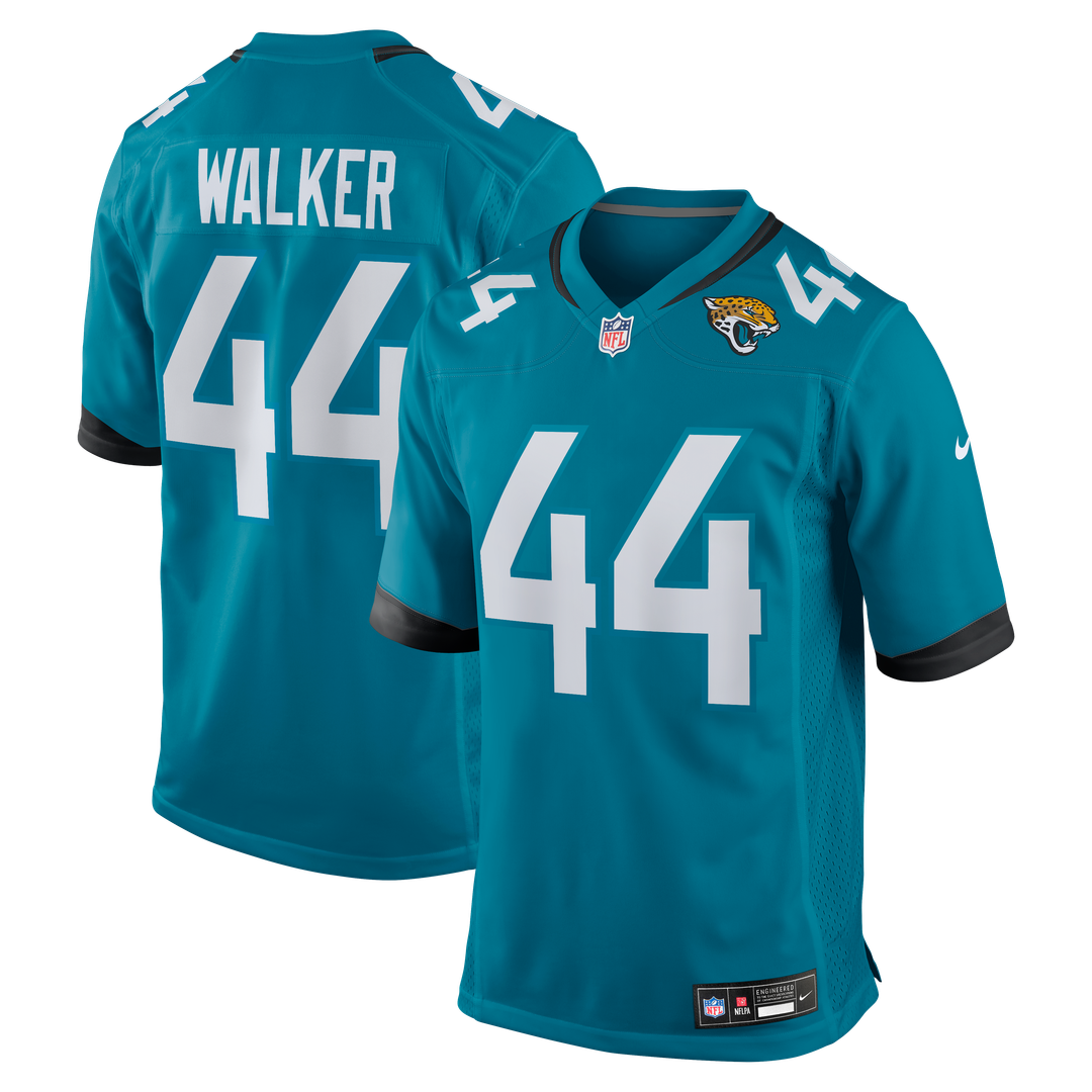 Men's Nike Jacksonville Jaguars Travon Walker Teal Player Game NFL Jersey