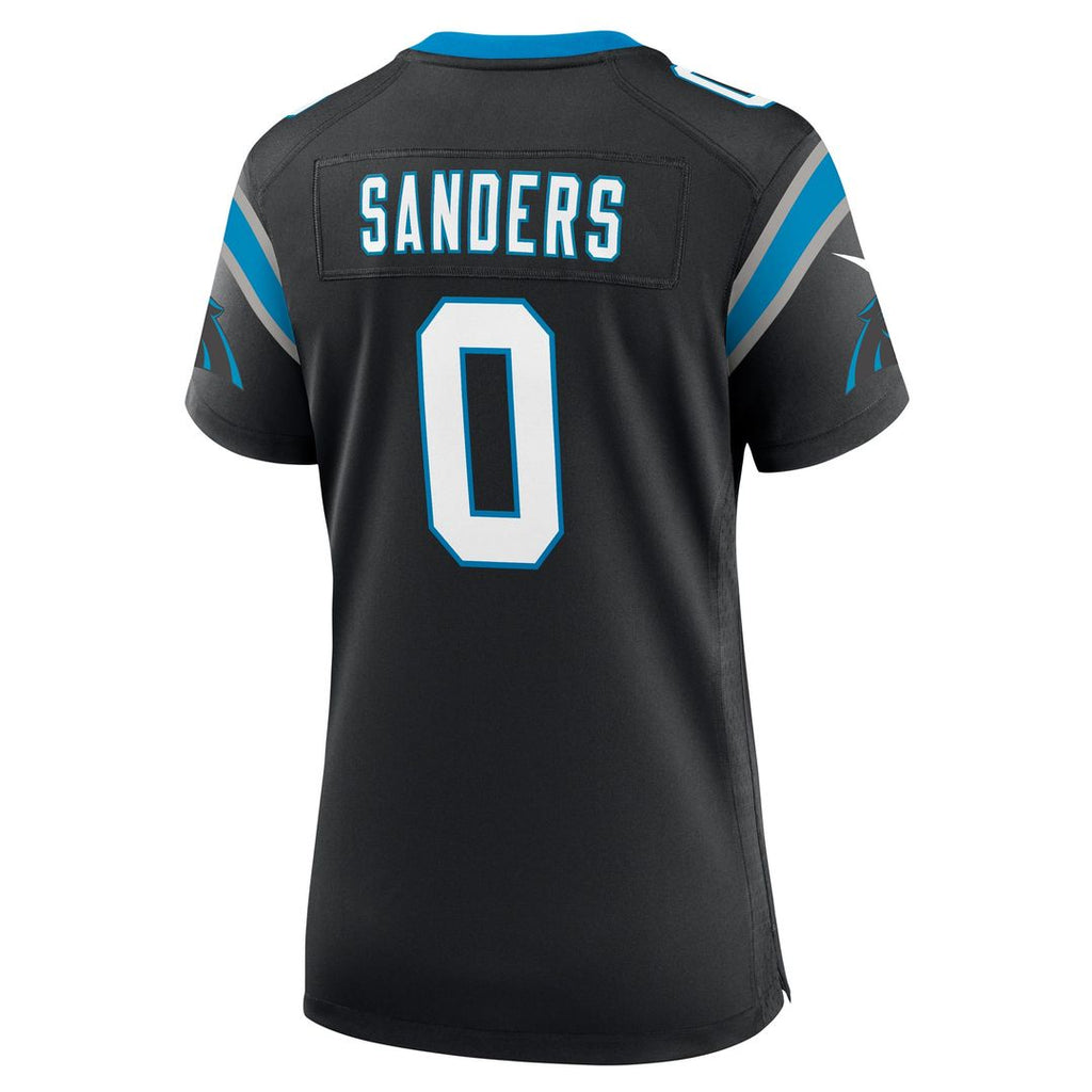 Women's Nike Carolina Panthers Ja'Tavion Sanders Black Game NFL Jersey