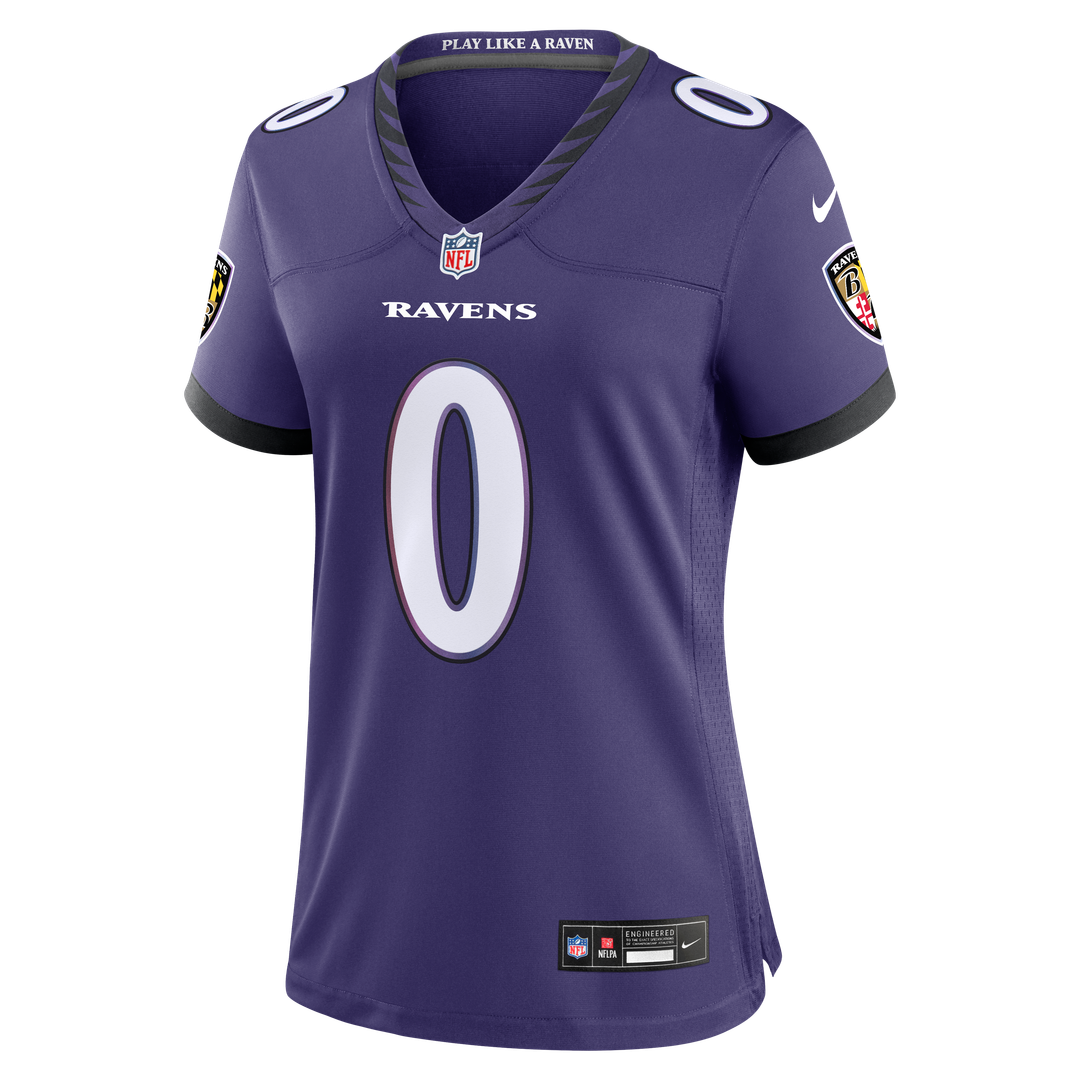 Women's Nike Baltimore Ravens Roquan Smith Purple Team Game NFL Jersey
