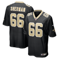 Men's Nike New Orleans Saints William Sherman Black Team Game NFL Jersey