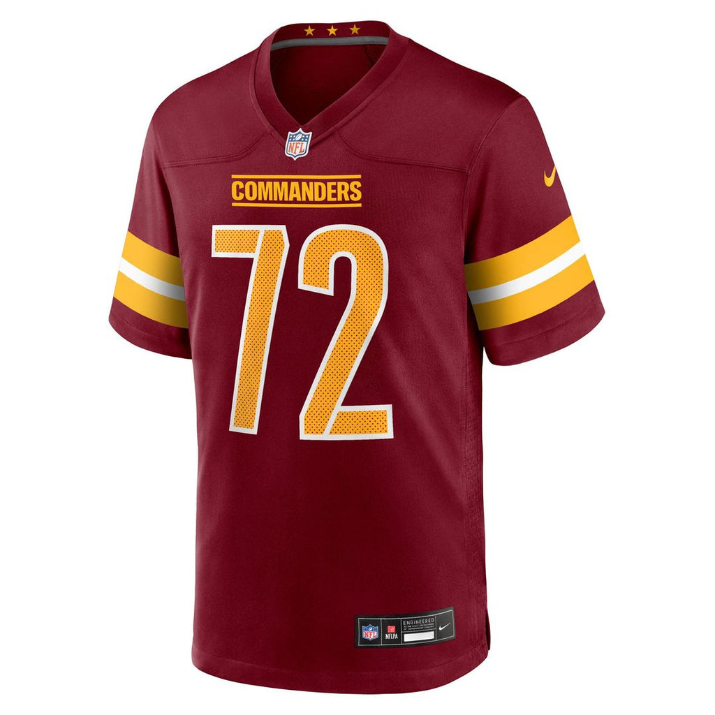 Men's Nike Washington Commanders Josh Conerly Jr. Burgundy Team Game NFL Jersey
