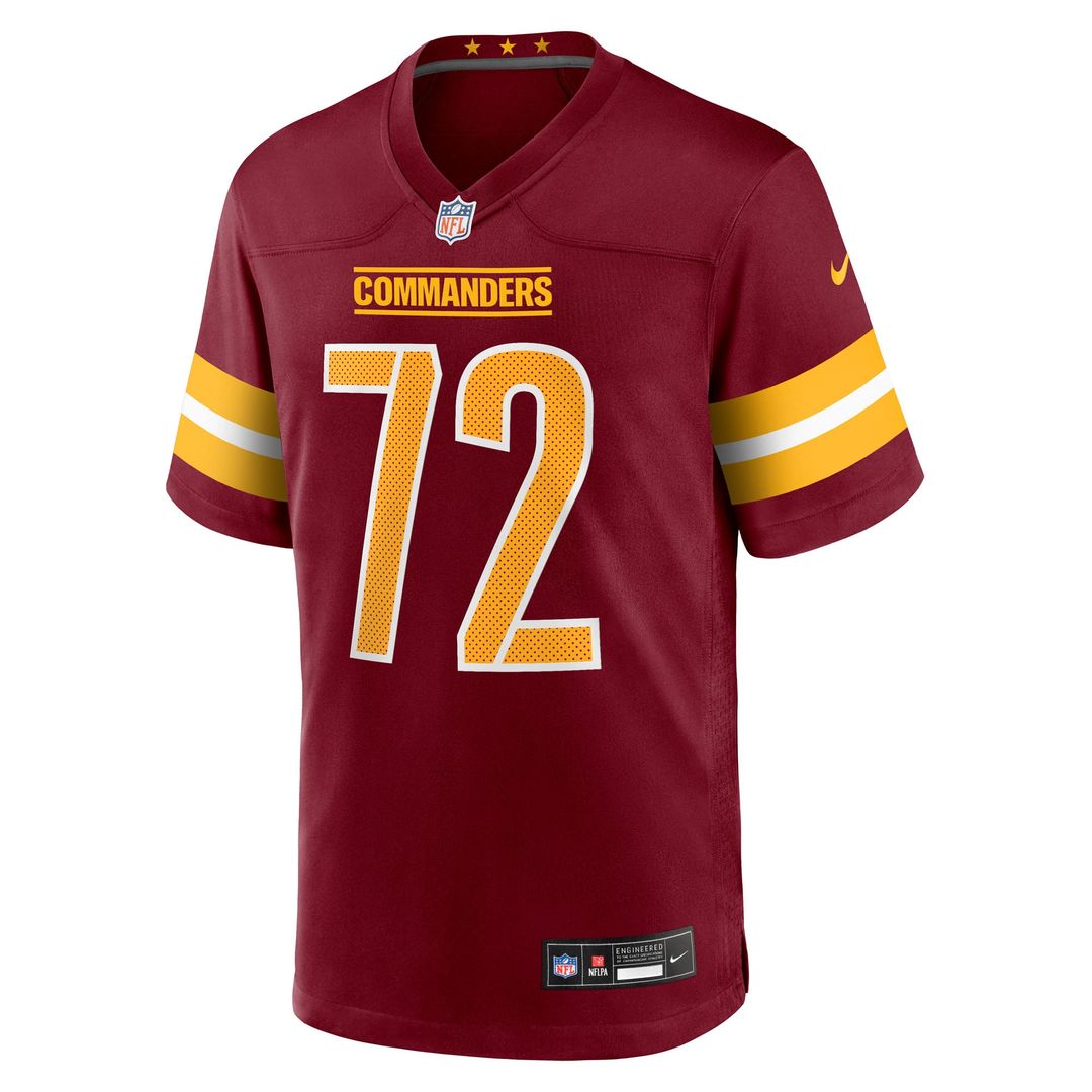 Men's Nike Washington Commanders Josh Conerly Jr. Burgundy Team Game NFL Jersey
