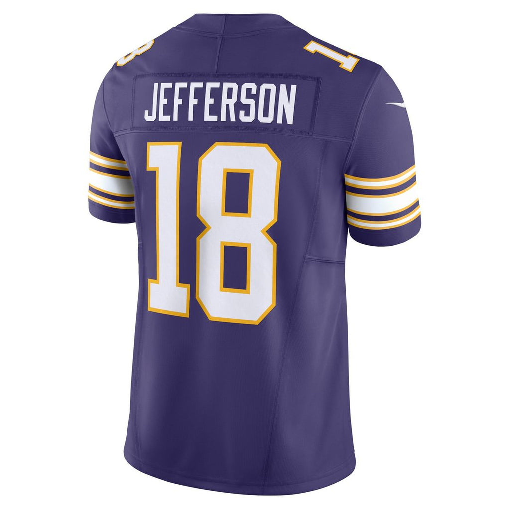 Men's Nike Minnesota Vikings Justin Jefferson Purple Vapor F.U.S.E. Limited NFL Jersey