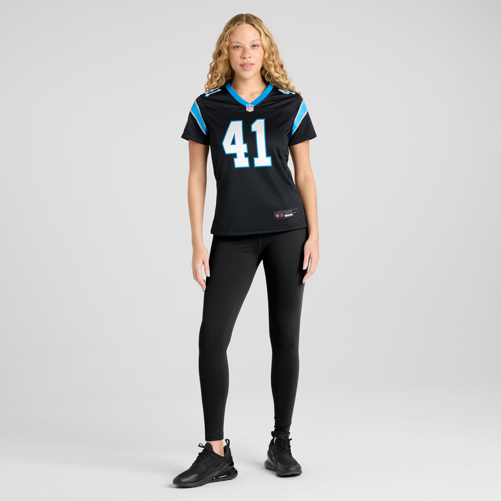 Women's Nike Carolina Panthers Jacoby Windmon Black Team Game NFL Jersey