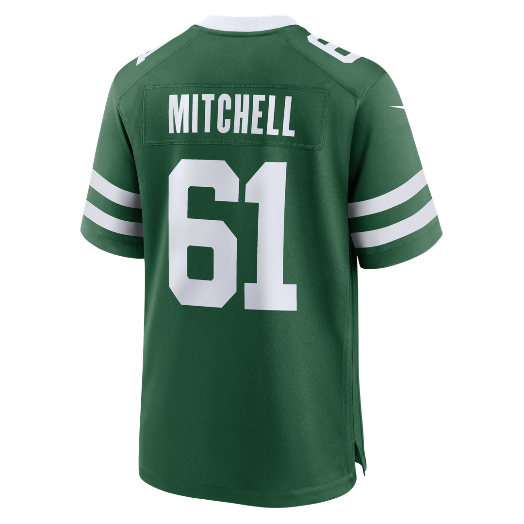 Men's Nike New York Jets Max Mitchell Legacy Green Team Game NFL Jersey
