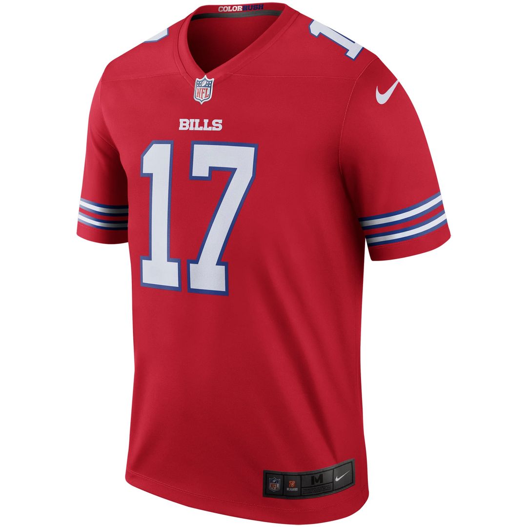 Men's Nike Buffalo Bills Josh Allen Red Legend Player NFL Performance Top