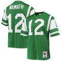 Men's Mitchell & Ness New York Jets Joe Namath Green 1968 Authentic Throwback Retired Player NFL Jersey
