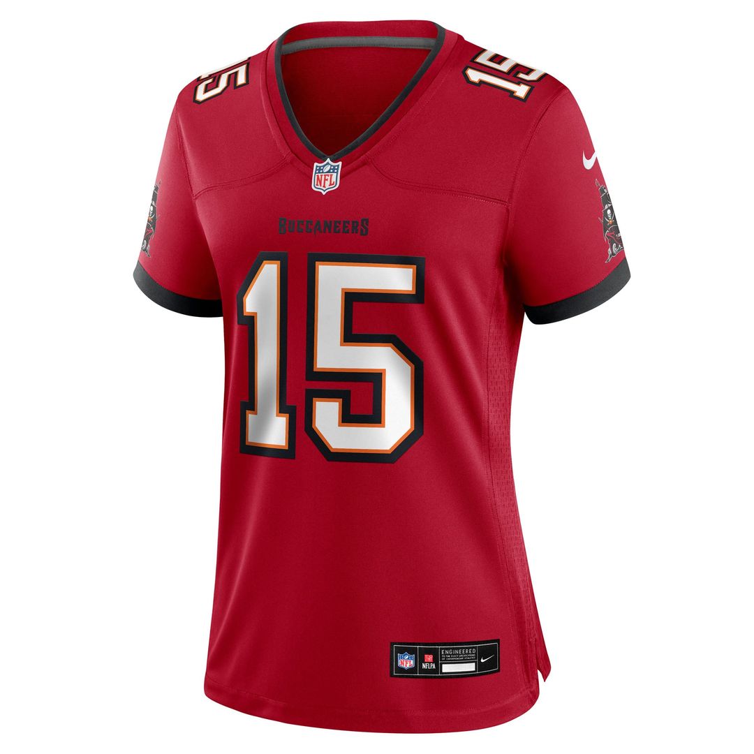 Women's Nike Tampa Bay Buccaneers Tez Johnson Red Team Game NFL Jersey