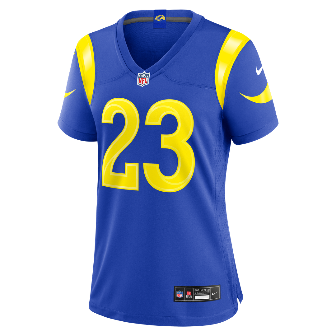 Women's Nike Los Angeles Rams Kyren Williams White Game NFL Jersey