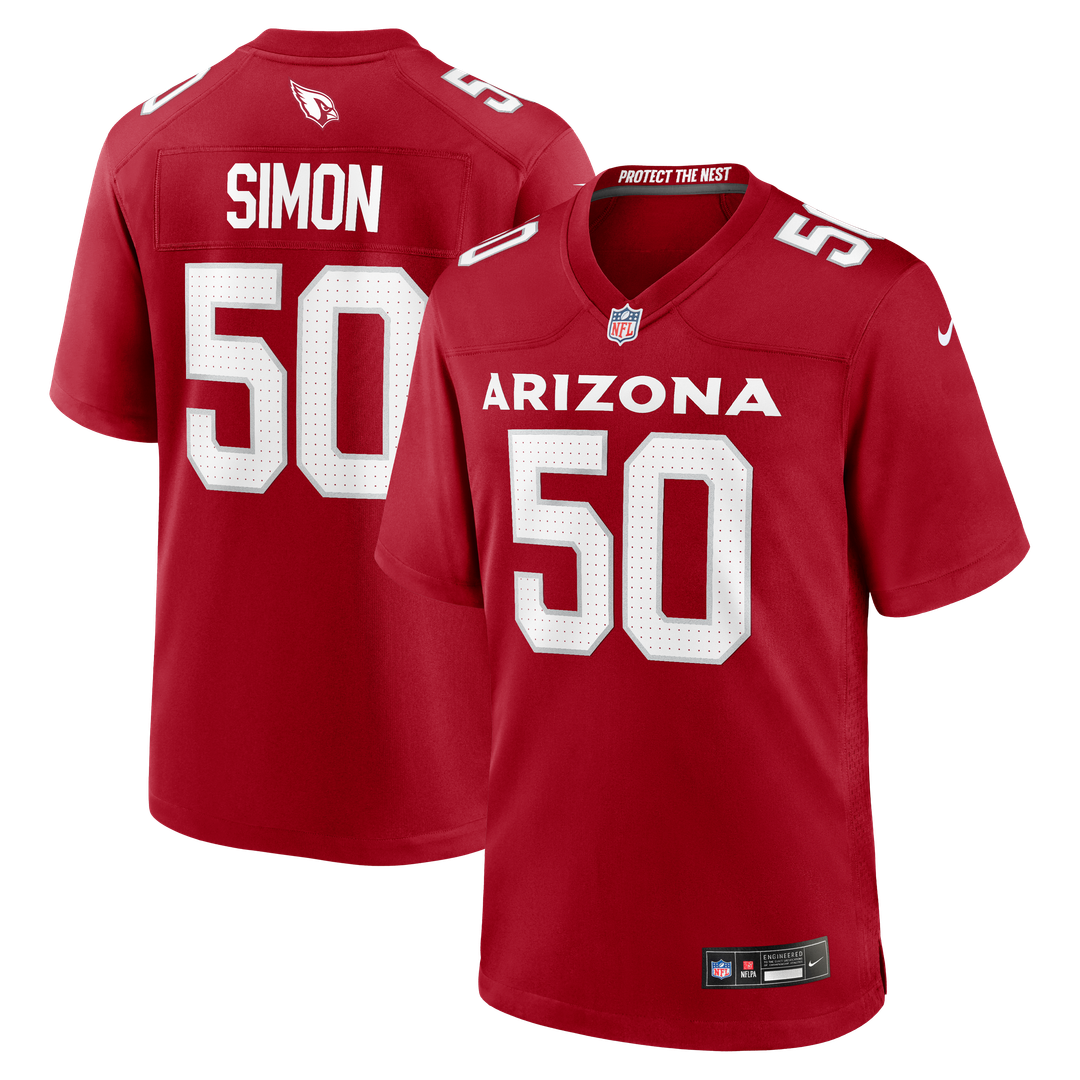 Men's Nike Arizona Cardinals Cody Simon Cardinal Team Game NFL Jersey